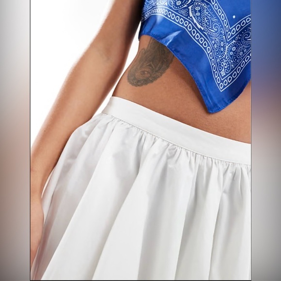 BNWT Free People  Gaia skirt in white size L $68 USD - Picture 4 of 6